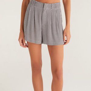 NWT Z Supply Farah Gingham shorts sz S